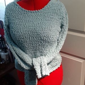 Hooked Up by I.O.T. Cropped Popcorn Stitch Sz L